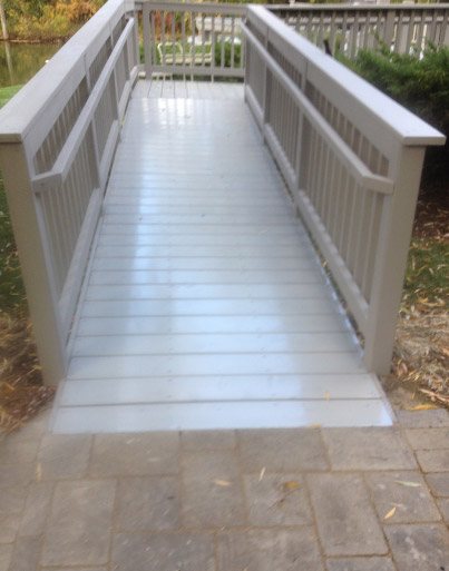 AFTER Finished Paint Ramp Off Custom Deck